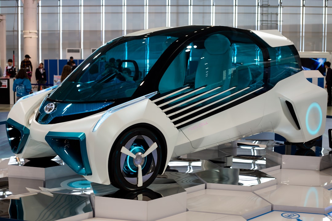 hydrogen fuel cell station futuristic energy economy 2026