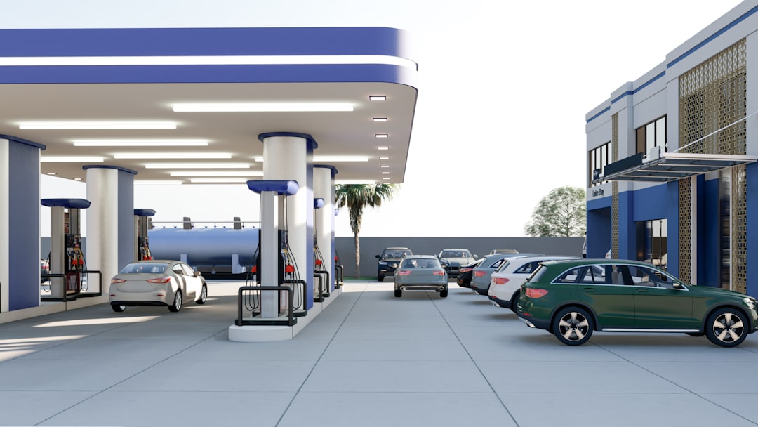 hydrogen fuel cell car refueling station 2026 modern
