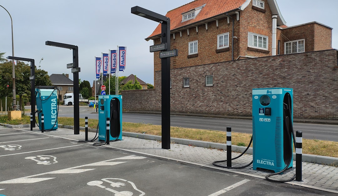 hydrogen refueling station and EV charging station side by side